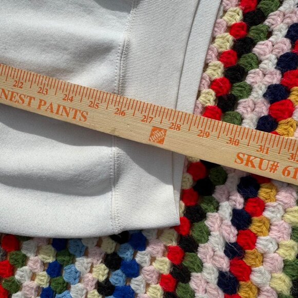 Vintage Ohio State Sweatshirt โ White Crewneck Pullover Size XL - Picture 7 of 7